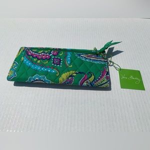 Funky festive green Vera Bradley Trifold Wallet